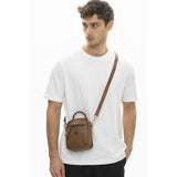 Benetton Tutma Kulplu Çapraz Askılı Çanta Taba