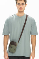 Benetton Fermuar Detaylı Çapraz Askılı Çanta Haki