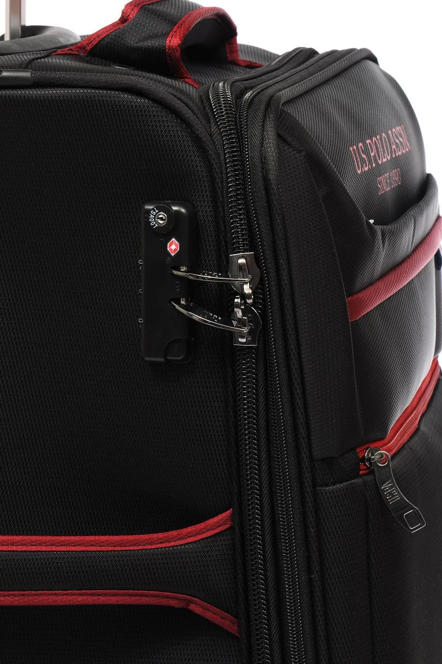 Us Polo Orta Boy Valiz Siyah