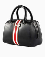 Guess Nelka Şerit Detaylı El Çantası Black