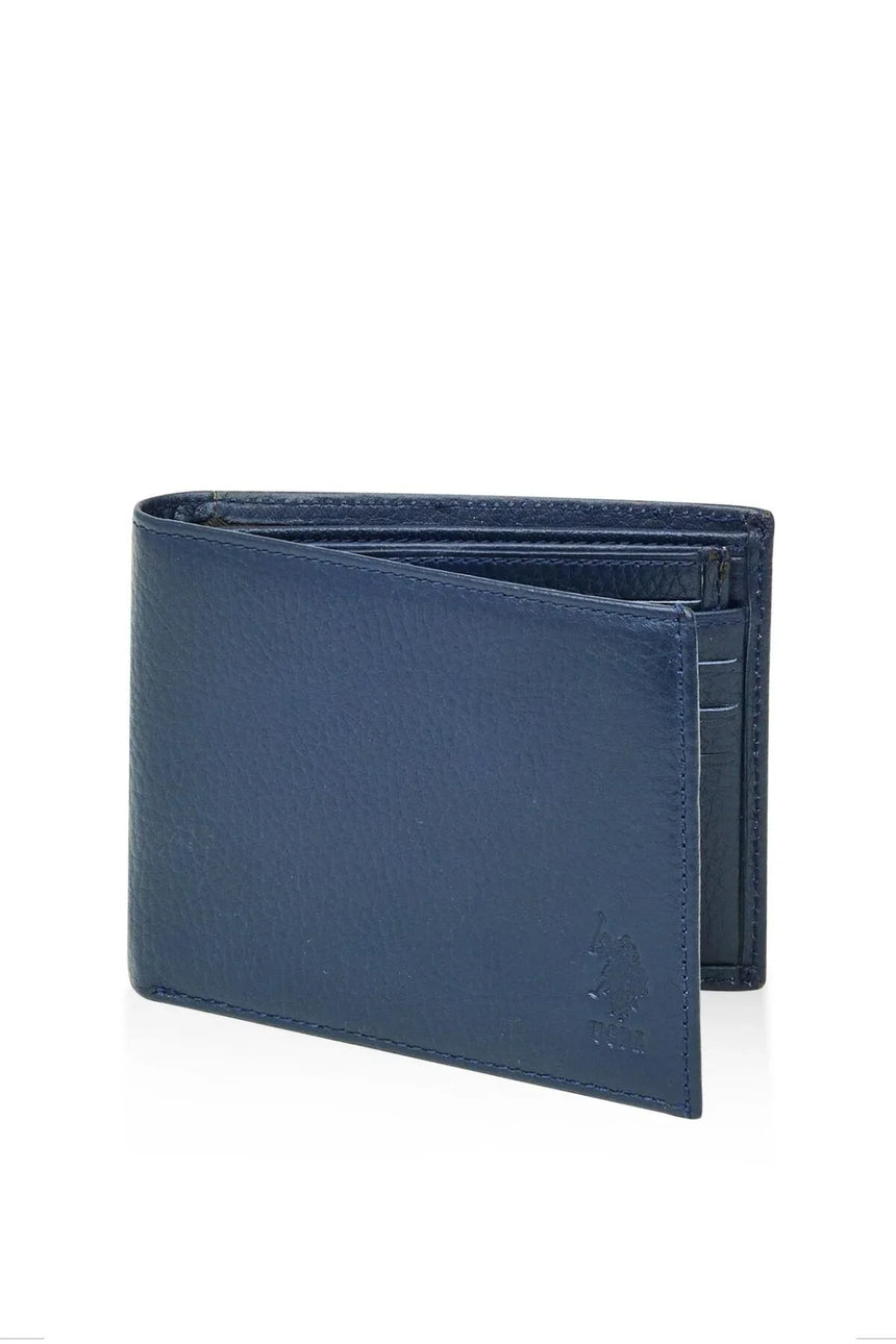 Us Polo Assn Yatay Erkek Cüzdanı Lacivert