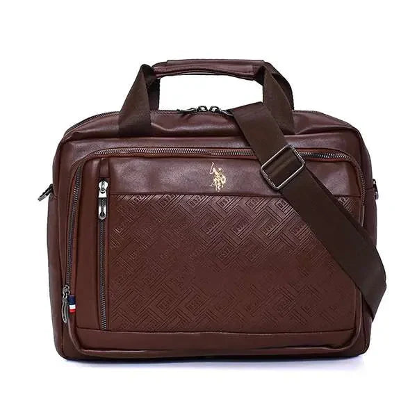 Us Polo Assn Evrak Çantası Kahverengi