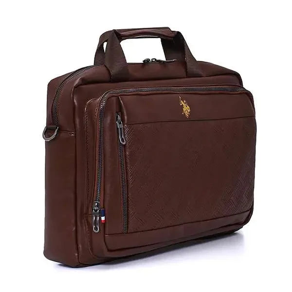 Us Polo Assn Evrak Çantası Kahverengi