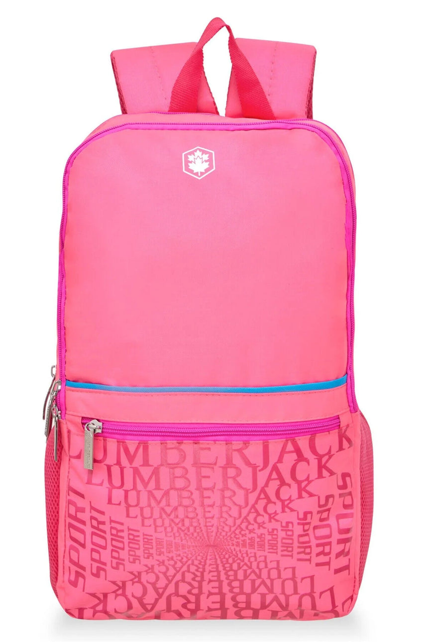 Lumberjack Fermuar Detaylı Sırt Çantası Pembe