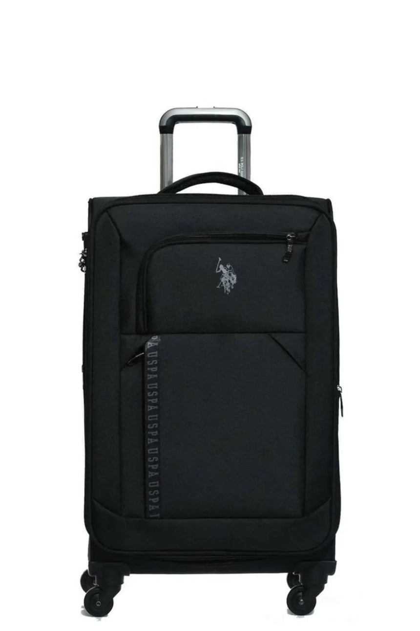 Us Polo Assn Kumaş Orta Boy Valiz Siyah