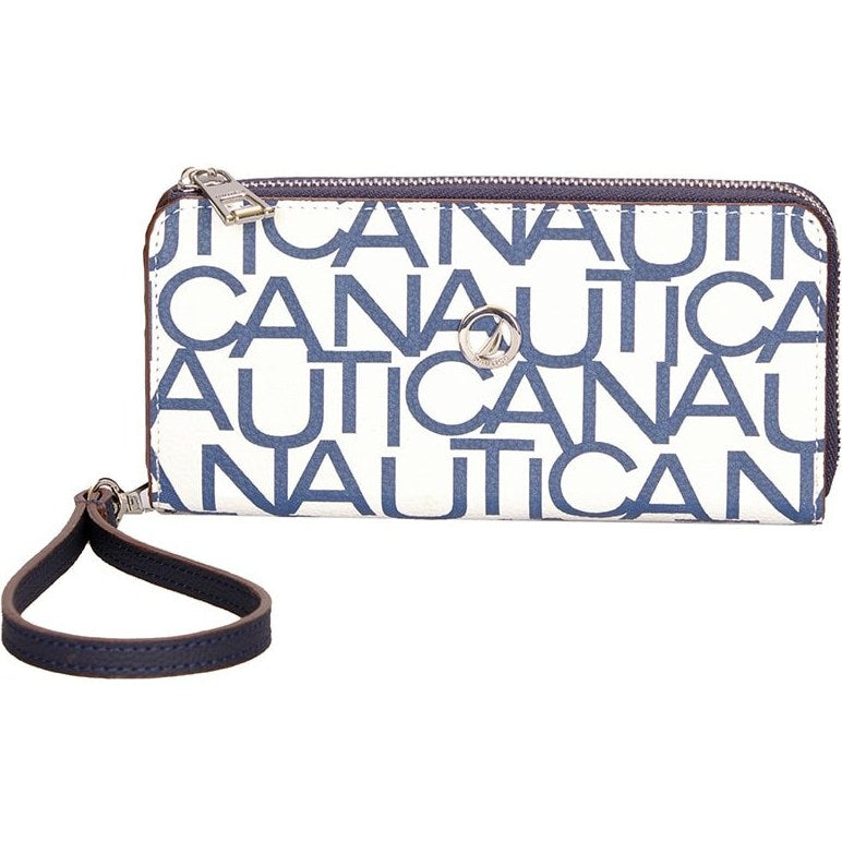 Nautica Kadın Cüzdanı Beyaz - Lacivert
