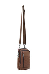 Us Polo Assn Çapraz Askılı Erkek Çantası Kahverengi