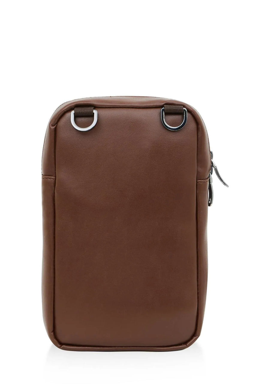 Us Polo Assn Çapraz Askılı Erkek Çantası Kahverengi