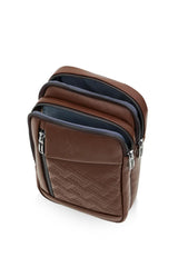 Us Polo Assn Çapraz Askılı Erkek Çantası Kahverengi