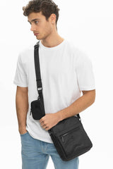 Benetton Çapraz Askılı Çanta Siyah