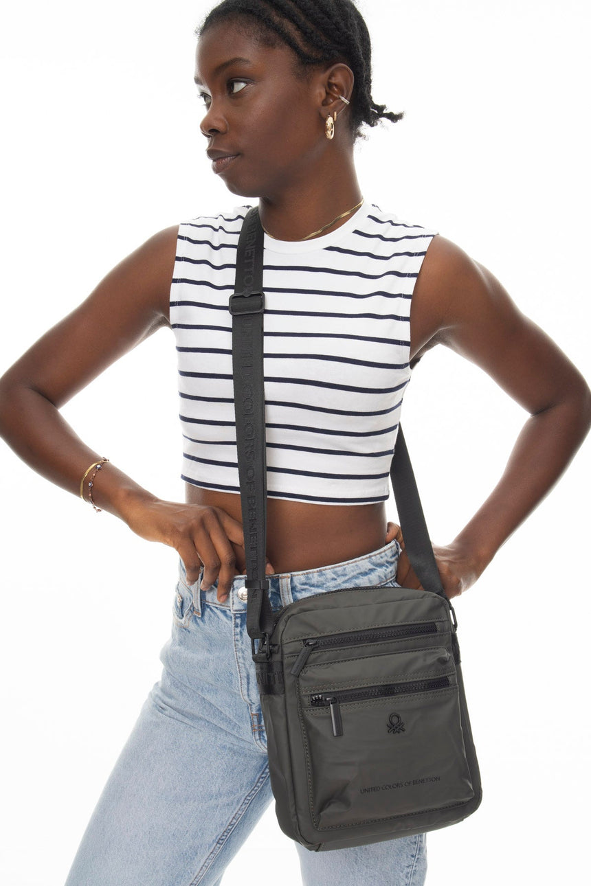 Benetton Çapraz Askılı Çanta Haki