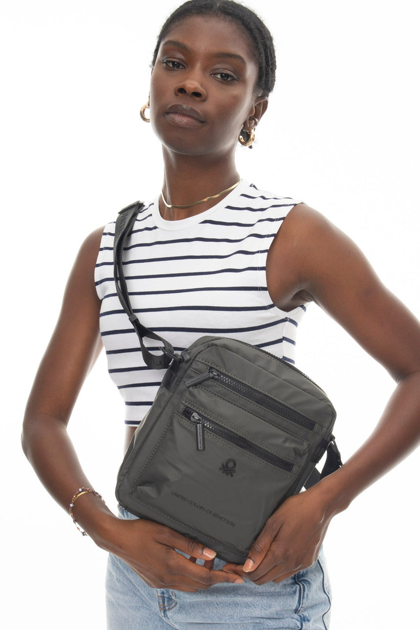 Benetton Çapraz Askılı Çanta Haki