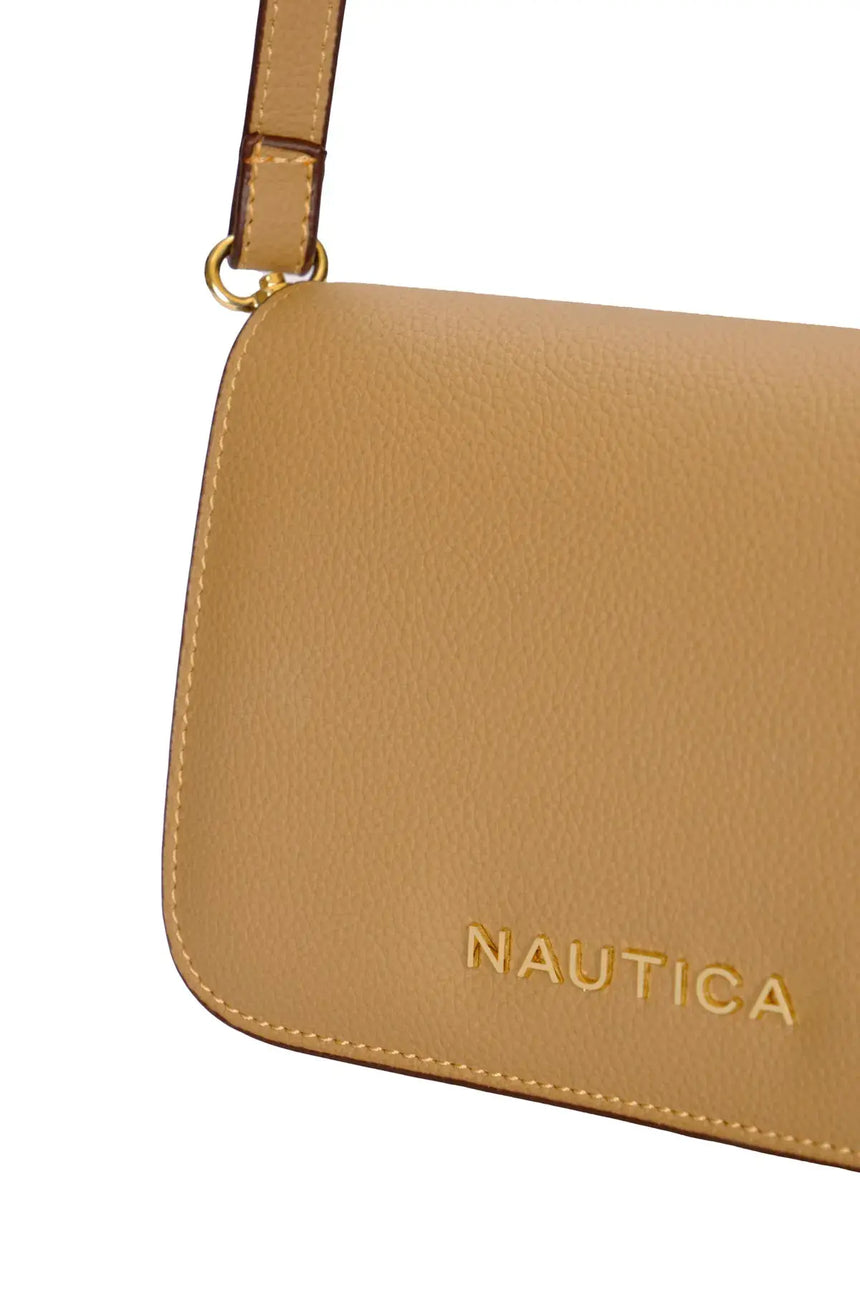 Nautica Çapraz Askılı Kadın Çantası Koyu Bej