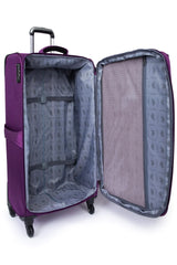 Us Polo Assn Kumaş Orta Boy Valiz Mor