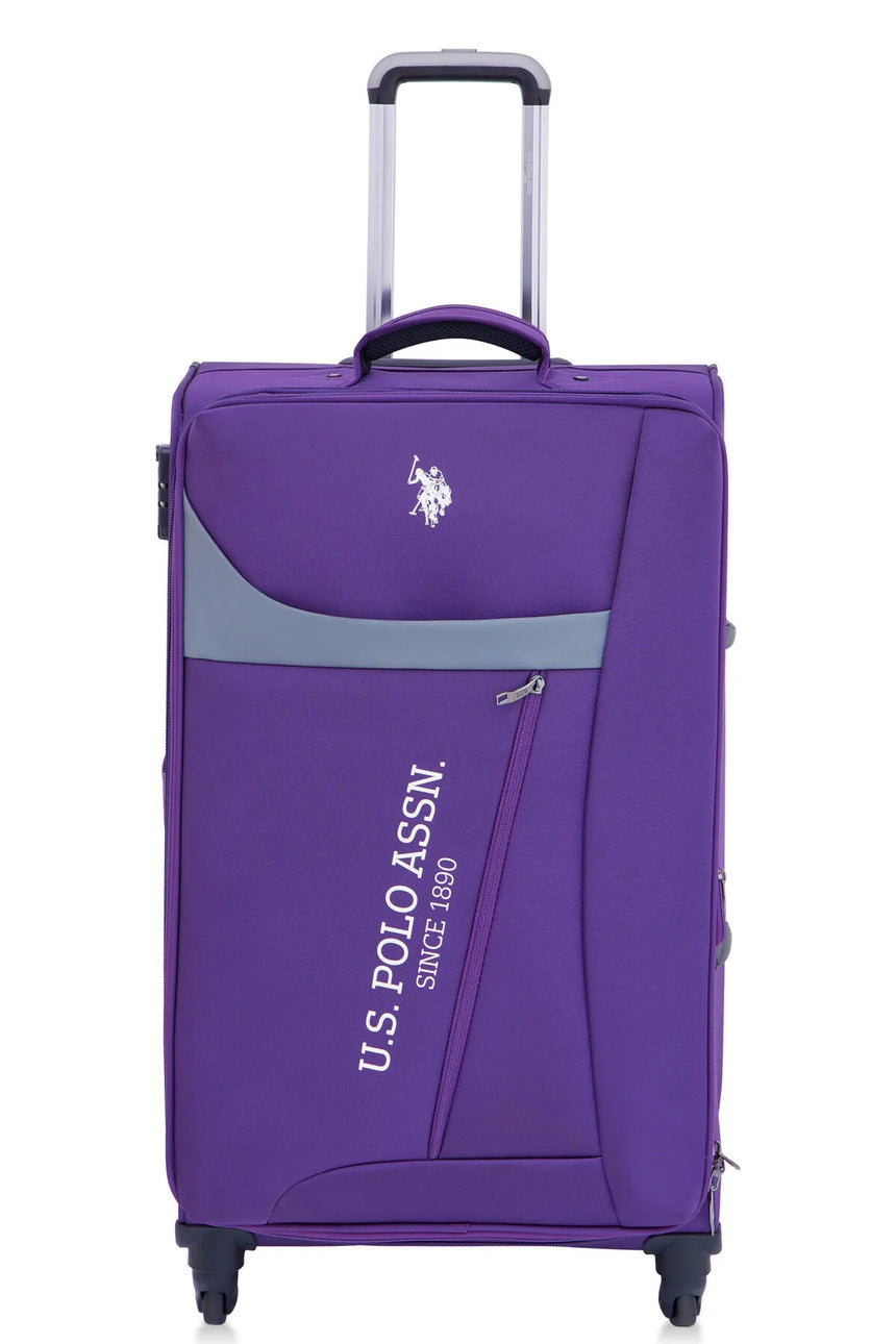 Us Polo Assn Kumaş Kabin Boy Valiz Mor