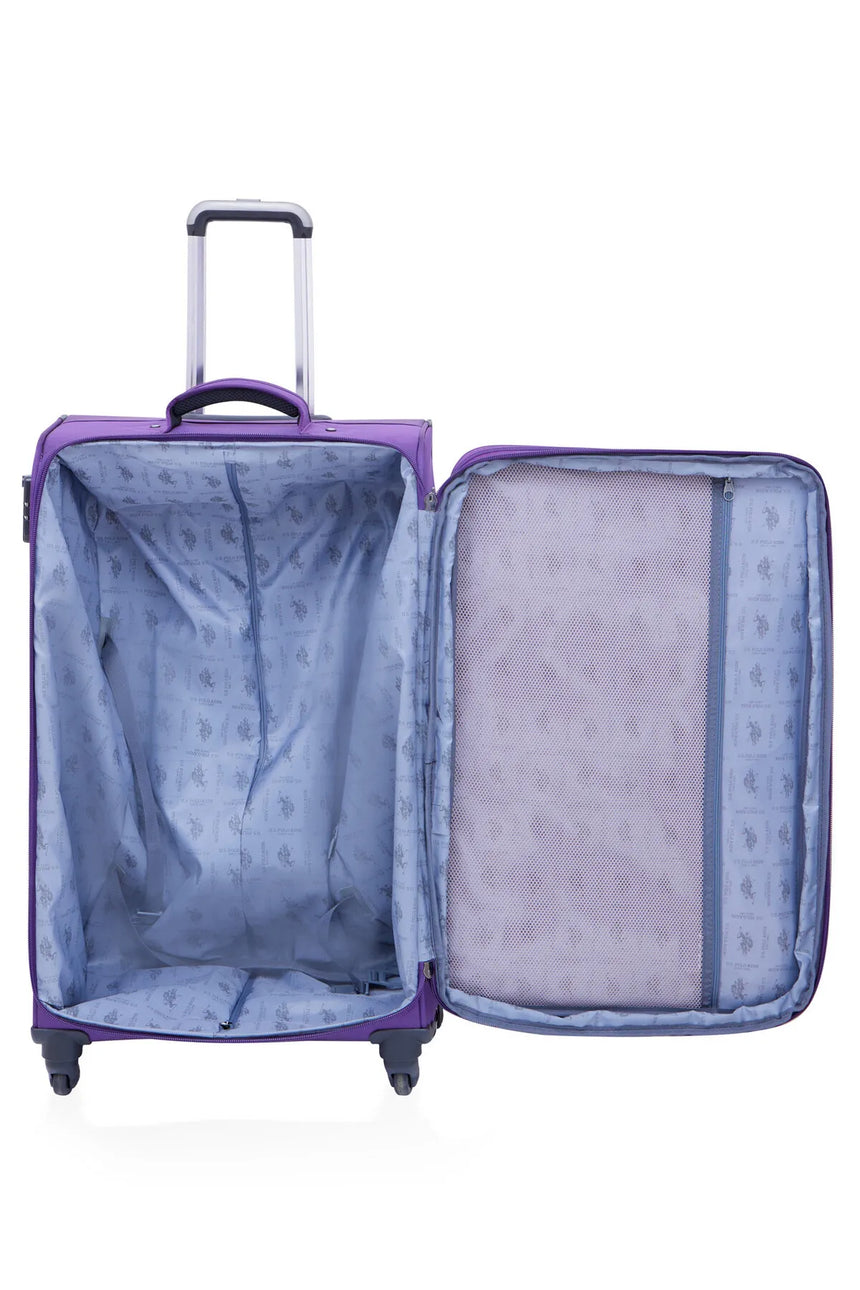 Us Polo Assn Kumaş Kabin Boy Valiz Mor