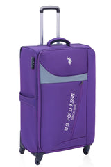 Us Polo Assn Kumaş Orta Boy Valiz Mor