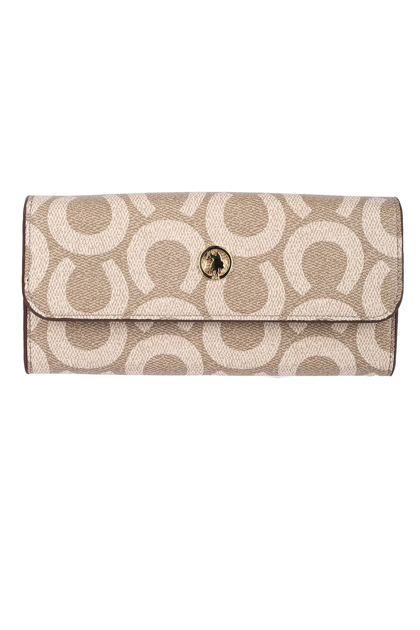 Us Polo Assn Çıtçıtlı Kadın Cüzdanı Vizon