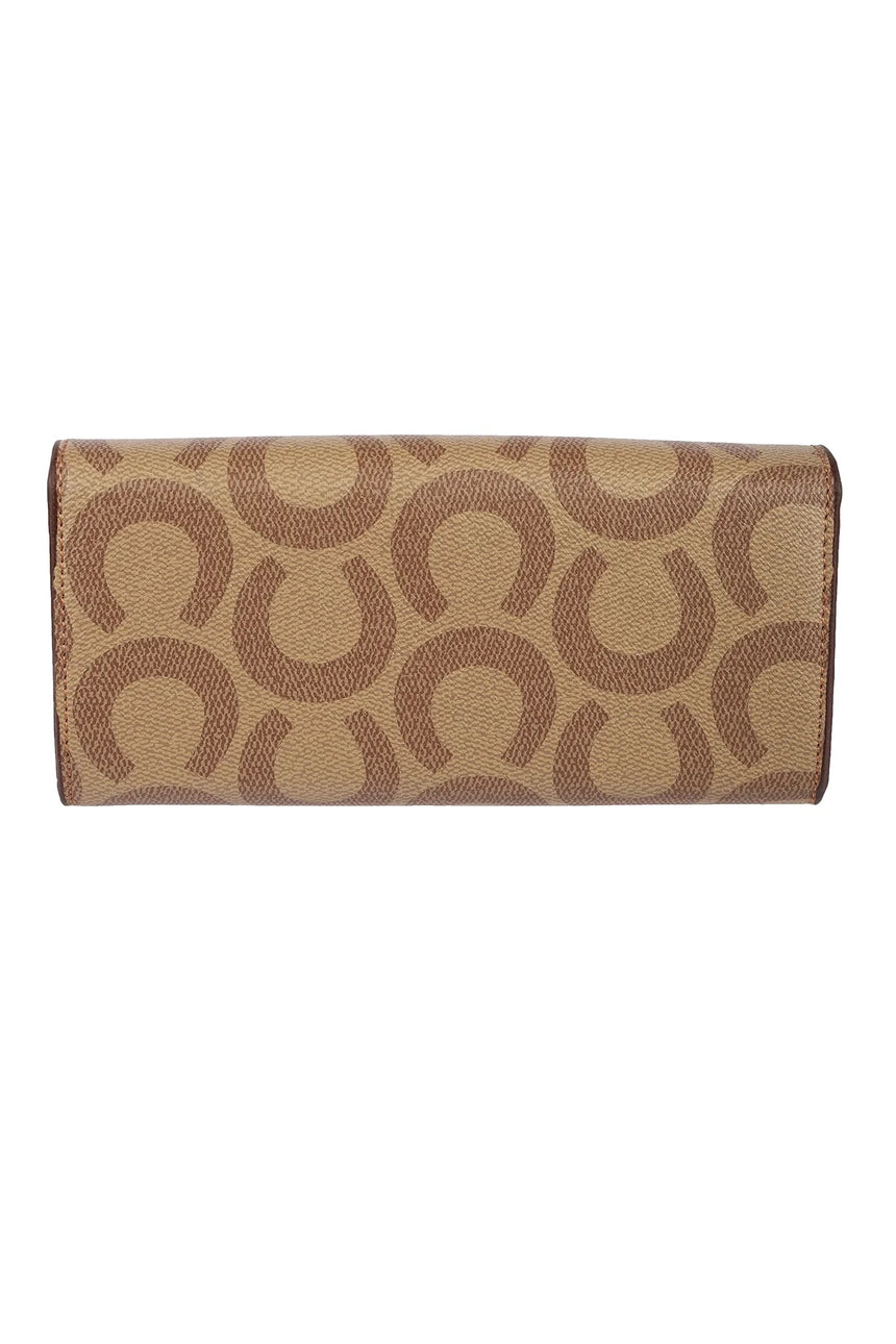 Us Polo Assn Çıtçıtlı Kadın Cüzdanı Koyu Bej - Taba