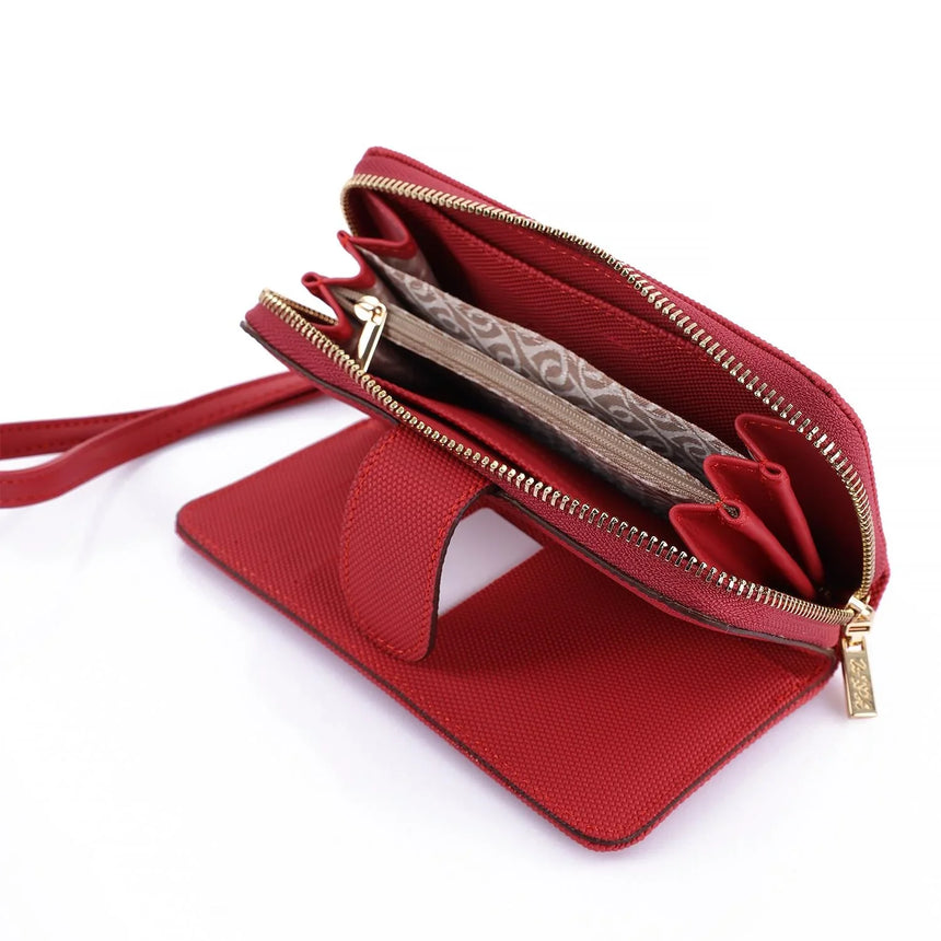 Us Polo Assn Tutma Kulplu Kadın Cüzdanı Kırmızı