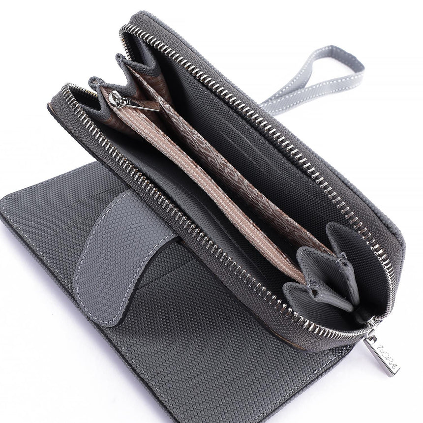 Us Polo Assn Tutma Kulplu Kadın Cüzdanı Koyu Gri