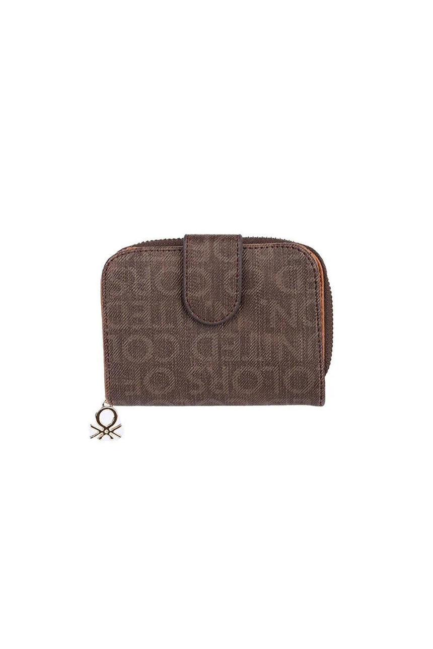 Benetton Çıtçıtlı Cüzdan Kahve