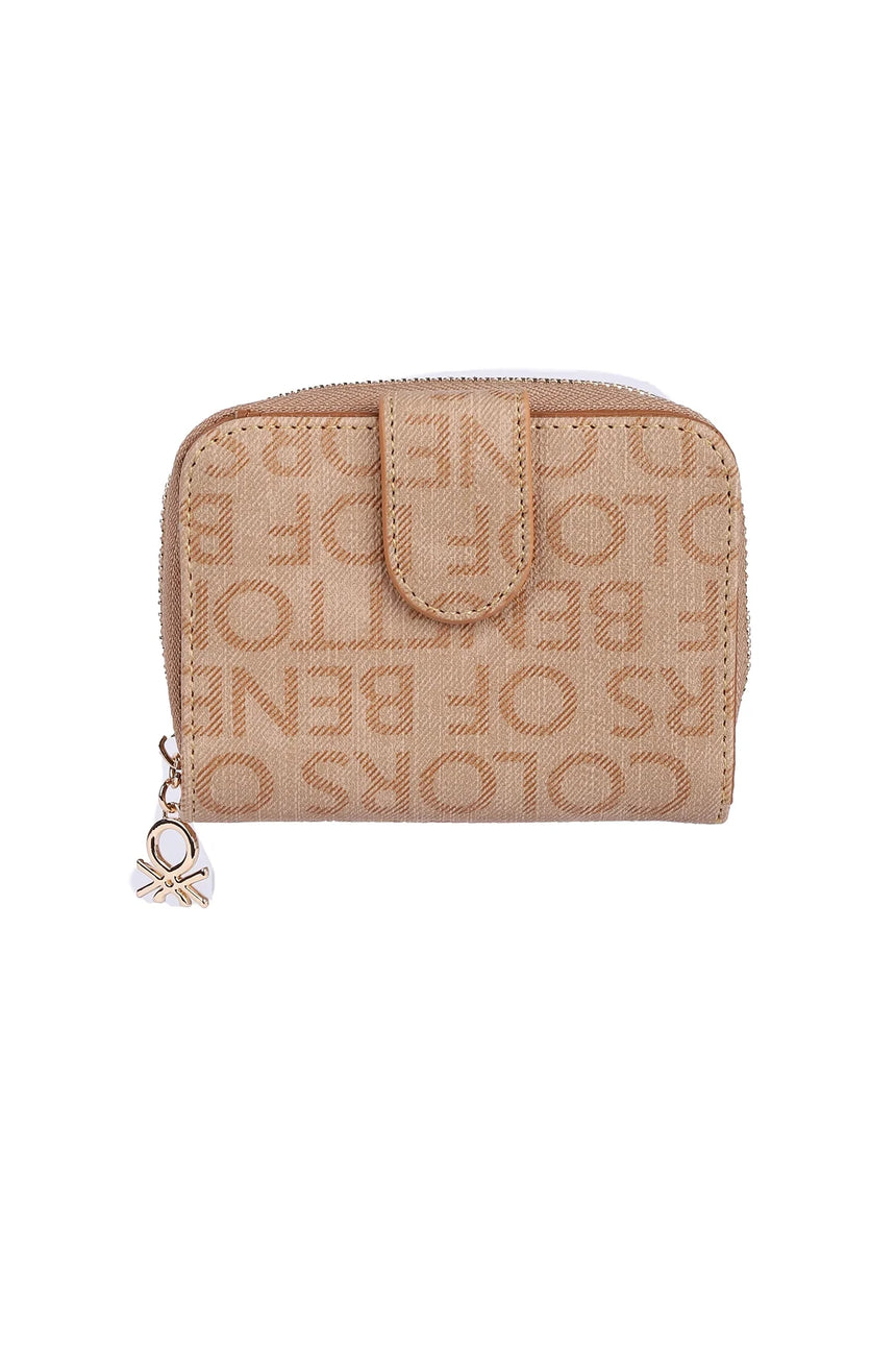 Benetton Çıtçıtlı Cüzdan Ten