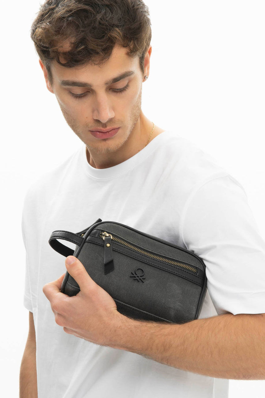 Benetton Portföy El Çantası Siyah