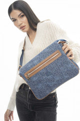 Benetton Çapraz Askılı Çanta Kot - Lacivert