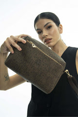 Benetton Çapraz Askılı Çanta Kahve