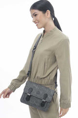 Benetton Çapraz Askılı Çanta Gri