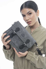 Benetton Çapraz Askılı Çanta Gri