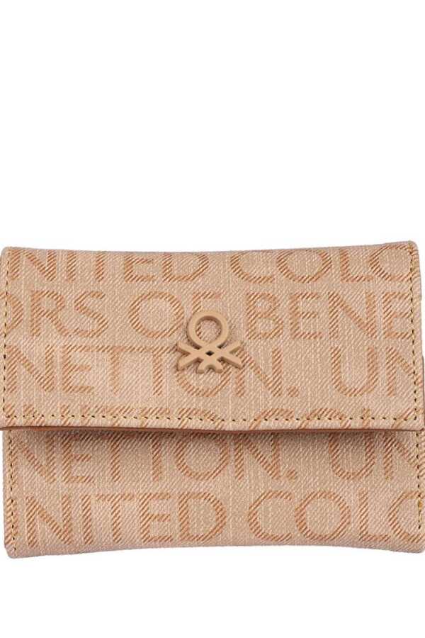 Benetton Monogram Detaylı Cüzdan Ten