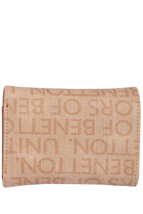 Benetton Monogram Detaylı Cüzdan Ten