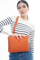 Benetton Çapraz Askılı Çanta Turuncu