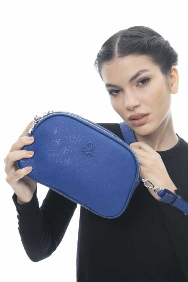 Benetton Çapraz Askılı Çanta Sax