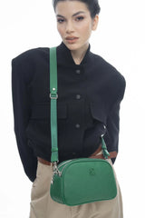 Benetton Çapraz Askılı Çanta Yeşil