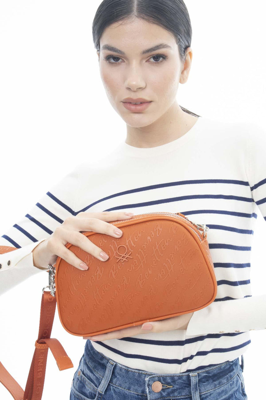 Benetton Çapraz Askılı Çanta Turuncu