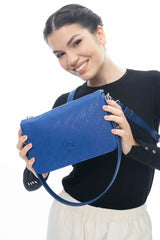 Benetton Çapraz Askılı Çanta Sax