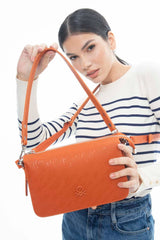 Benetton Çapraz Askılı Çanta Turuncu