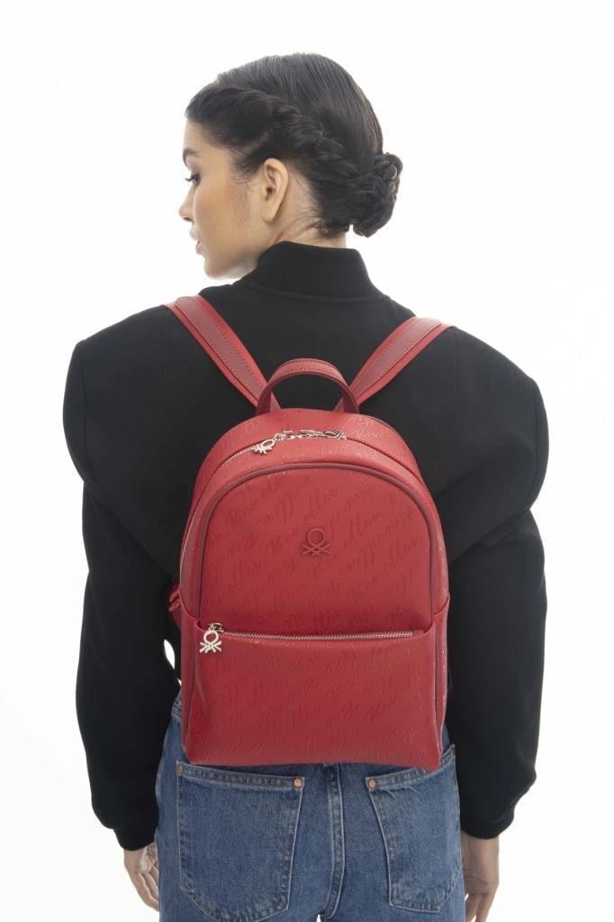 Benetton Sırt Çantası Kırmızı