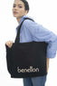 Benetton Omuz Çantası Siyah
