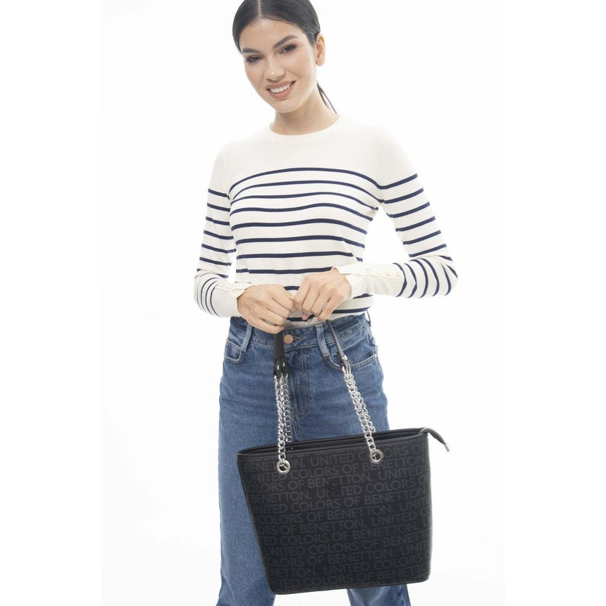 Benetton Omuz Çantası Siyah