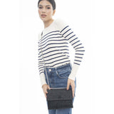 Benetton Zincir Detaylı Omuz Çantası Siyah