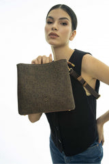 Benetton Mıknatıslı Çapraz Askılı Çanta Kahve