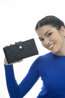 Benetton Logolu Cüzdan Siyah