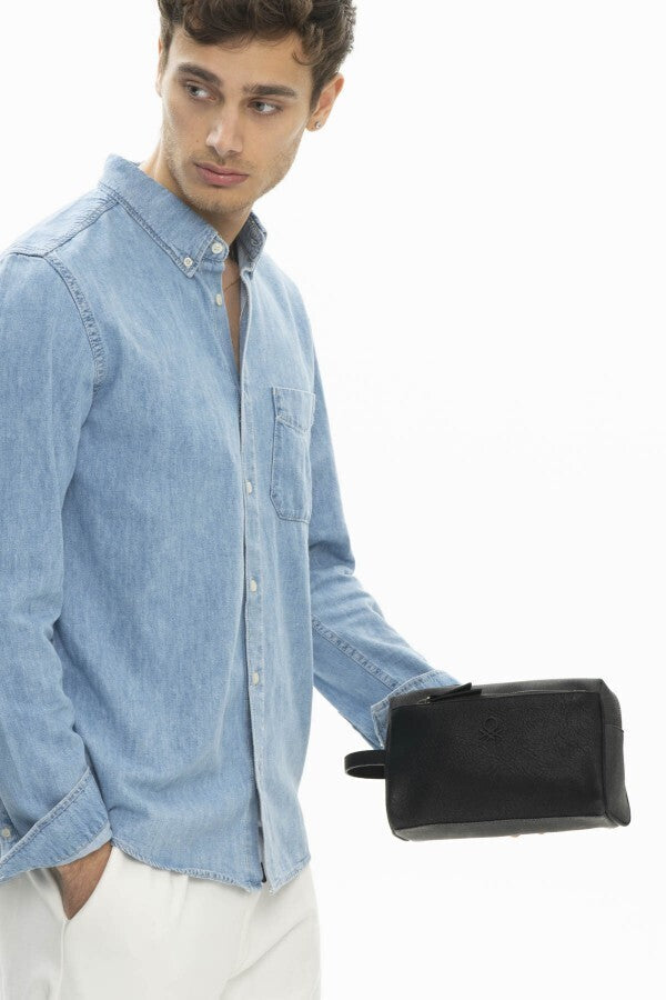 Benetton Portföy El Çantası Siyah