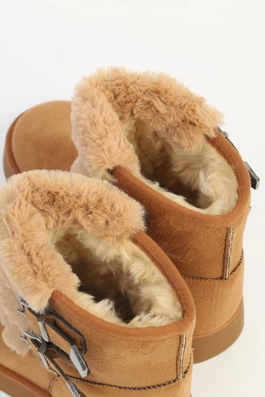 Pierre Cardin İçi Tüylü Bot Taba