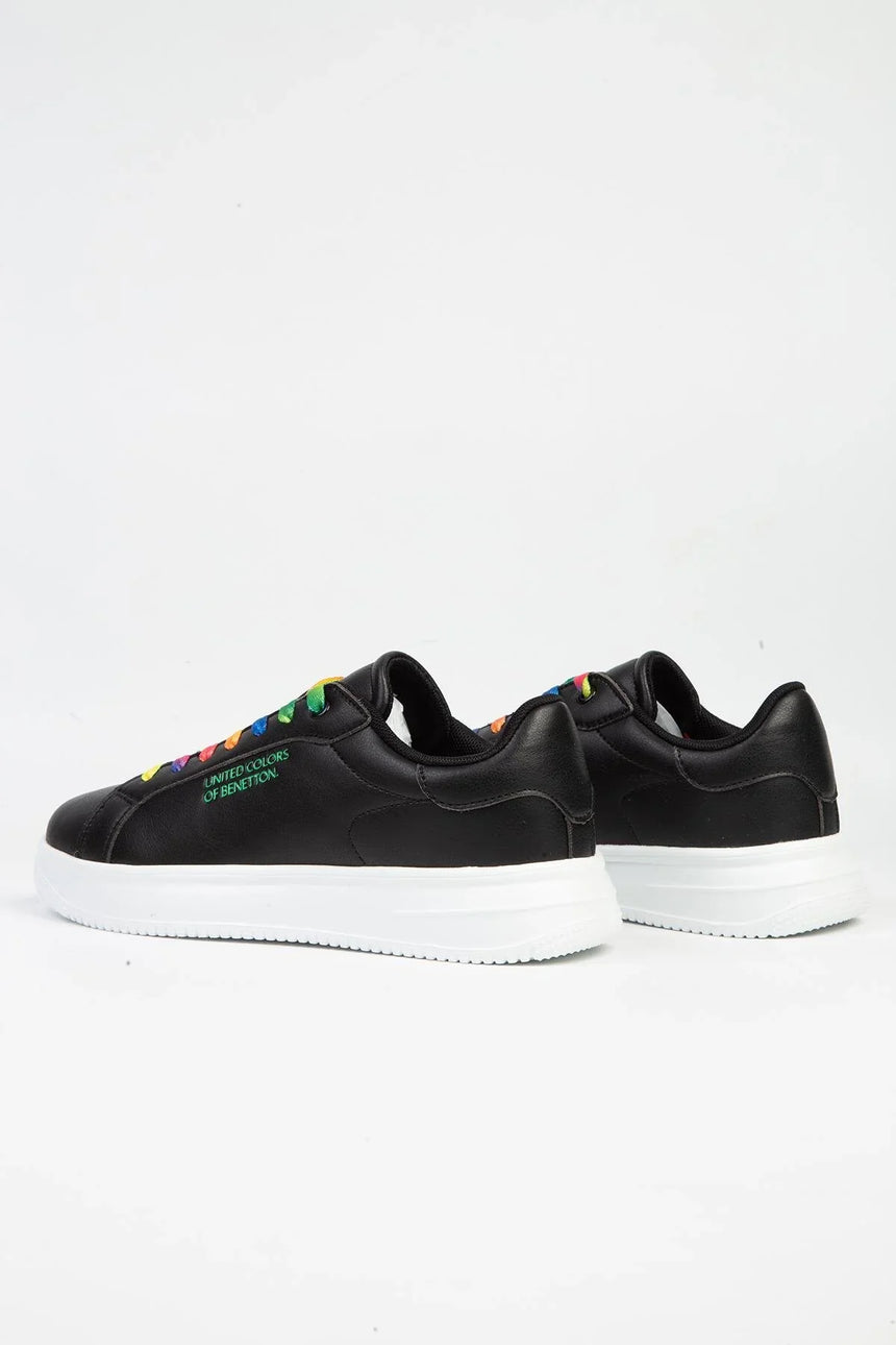 Benetton Spor Ayakkabı Siyah - Beyaz