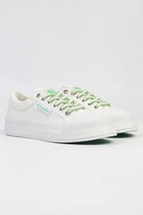 Benetton Bağcıklı Sneakers Beyaz